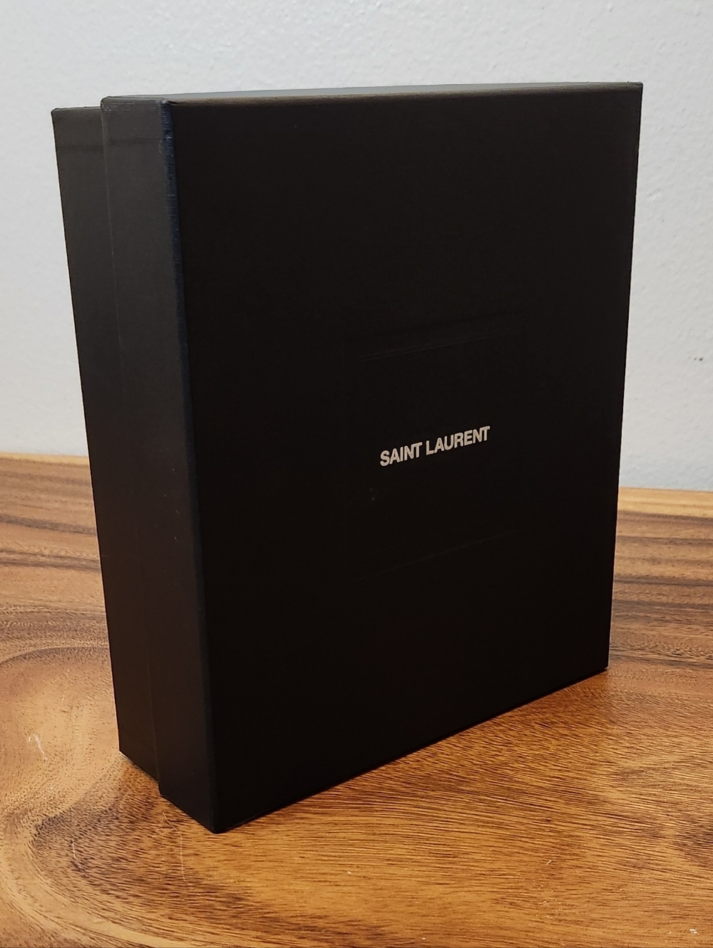 Saint Laurent Black Presentation Box with Embossed Logo